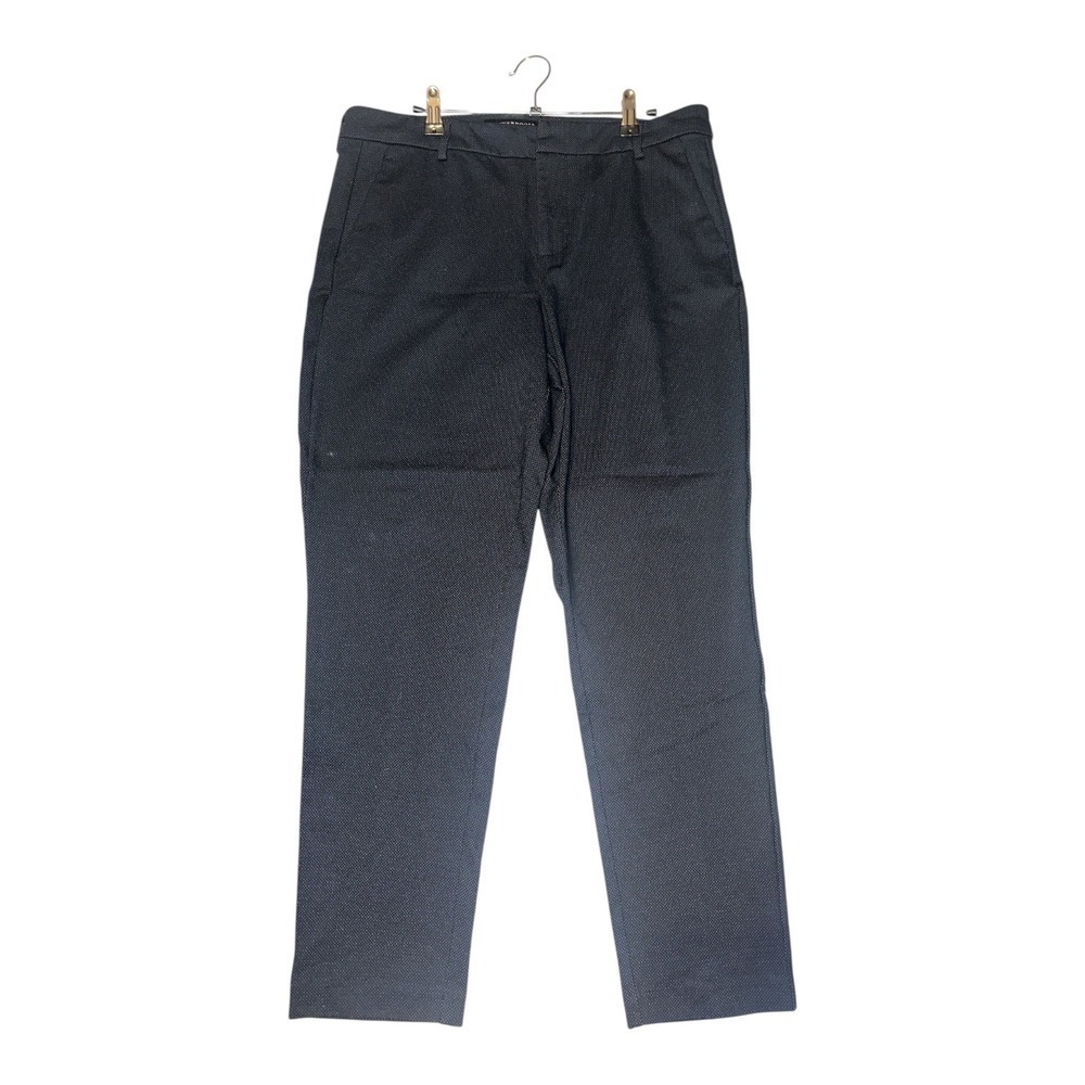 Liverpool Navy Blue Textured Straight Leg Trouser, Womens 14/32